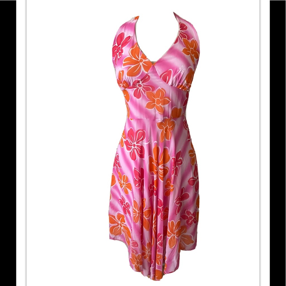 Retro Vintage Halter Dress M